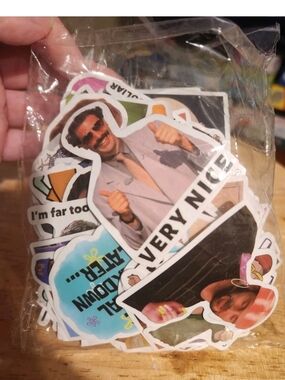 Assorted Novelty Sticker Pack - Multicolor